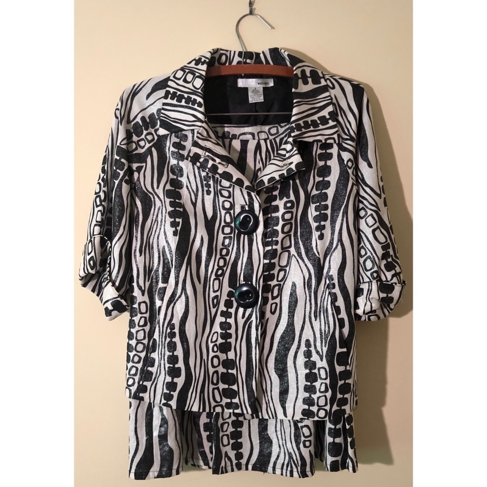 Jacket and Skirt Suit Set